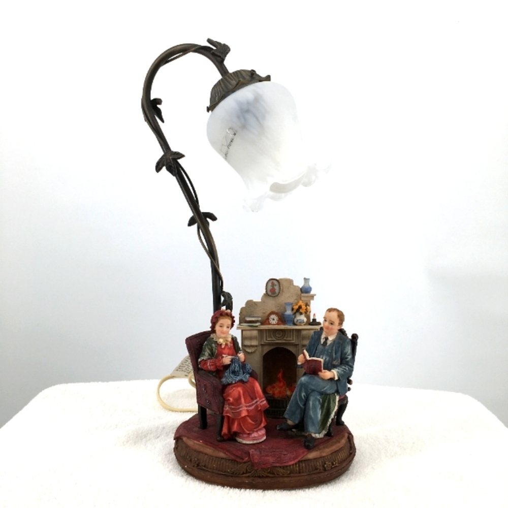 Montefiori Tulip Shade Table Lamp Vintage